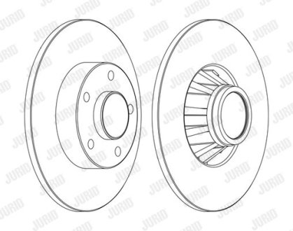 Диск гальмівний VIVARO tyі ! Jurid 562211JC1