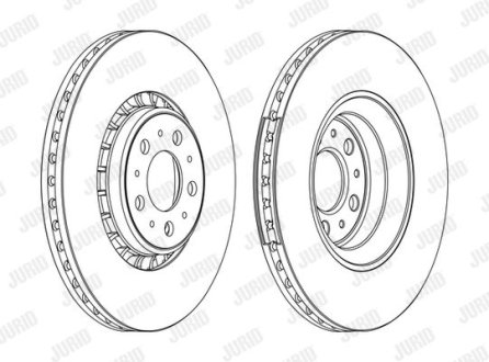Диск гальмівний !.. Jurid 562217JC1 (фото 1)