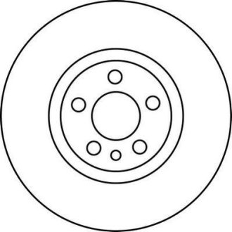 Диск гальмівний CI/FI/PE C8 JUMPY SCUDO P807 Jurid 562224JC