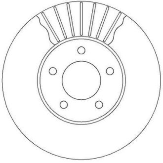 Гальмівний диск Jurid 562292JC