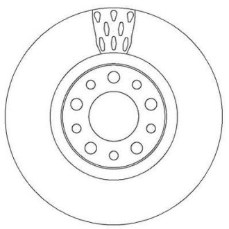 Диск гальмівний AR159 BRERA Jurid 562299JC