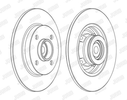 Диск гальмівний Jurid 562373J-1