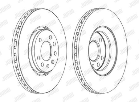 Диск гальмівний !.. Jurid 562385JC1