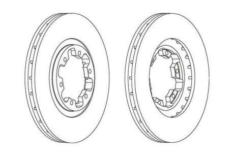 Гальмівний диск Jurid 562388JC