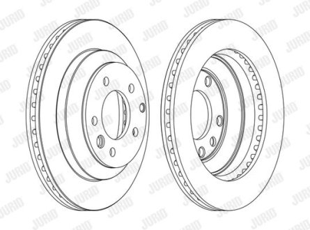 Диск гальмівний !.. Jurid 562393JC1