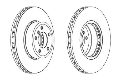 Диск гальмівний Jurid 562397JC (фото 1)