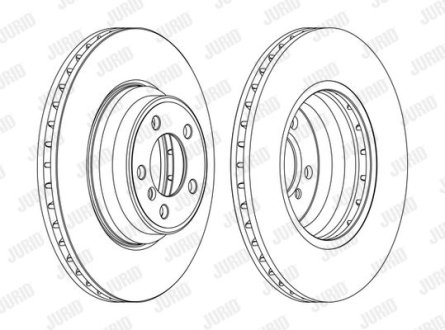 Диск гальмівний + !.. Jurid 562401JC1