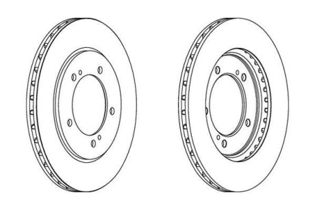 Диск гальмівний Jurid 562445JC