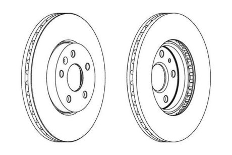 Диск гальмівний Jurid 562462JC (фото 1)