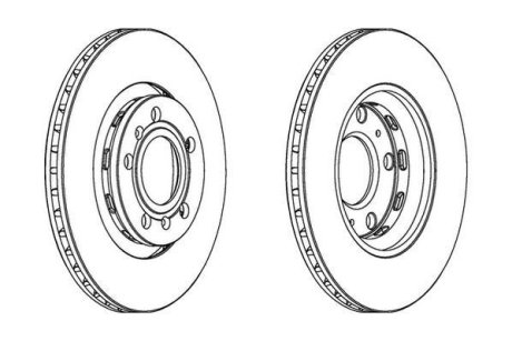 Гальмівний диск Jurid 562514JC