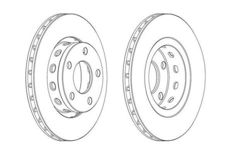 Тормозной диск Jurid 562515JC