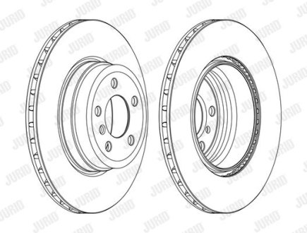 Диск гальмівний !.. Jurid 562523JC1