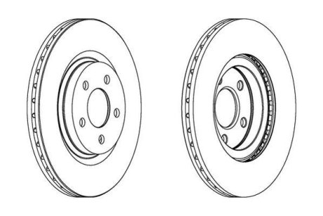 Гальмівний диск Jurid 562524JC