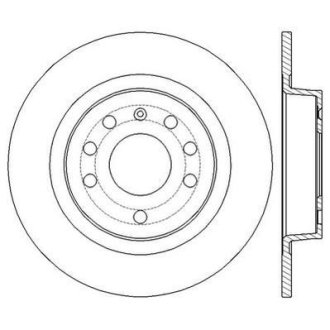 Гальмівний диск Jurid 562581JC