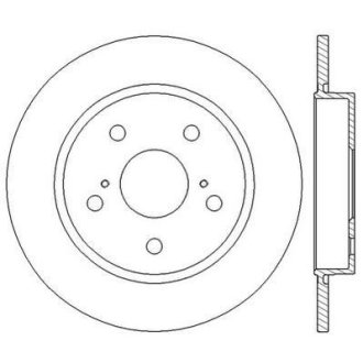 Гальмівний диск Jurid 562599JC