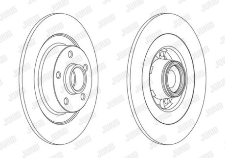 Диск гальмівний Jurid 562608J (фото 1)