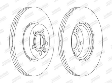 Диск гальмівний !.. Jurid 562626JC1
