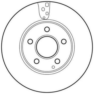 Тормозной диск Jurid 562637JC