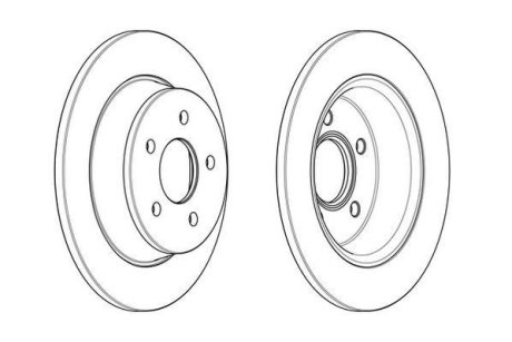 Гальмівний диск Jurid 562655JC