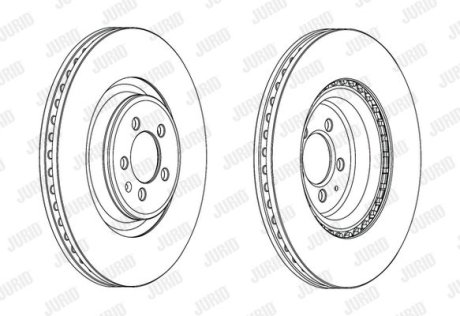 Диск гальмівний !.. Jurid 562661JC1
