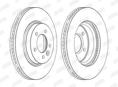 Гальмівний диск Jurid 562666JC1 (фото 1)