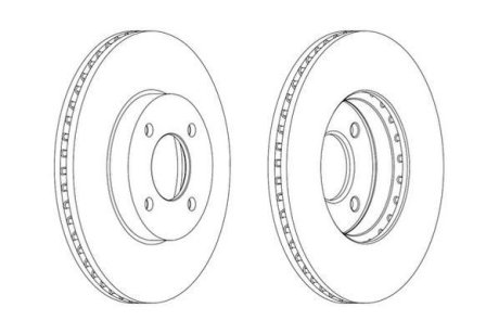 Гальмівний диск Jurid 562693JC