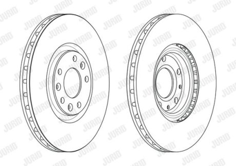 Гальмівний диск Jurid 562715JC