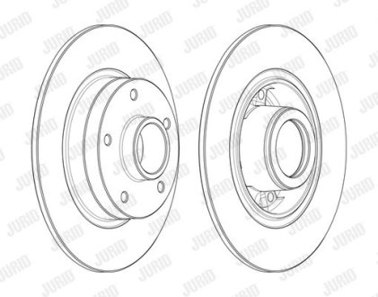 Диск гальмівний Jurid 562731J (фото 1)