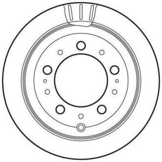 Гальмівний диск Jurid 562744JC