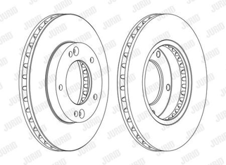 Диск гальмівний !.. Jurid 562772JC1