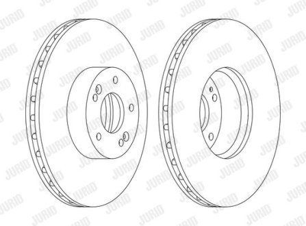 Диск гальмівний !.. Jurid 562778JC1