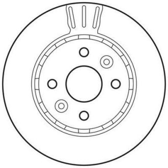 Гальмівний диск Jurid 562787JC