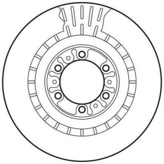 Тормозной диск Jurid 562798JC