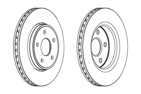 Диск гальмівний Jurid 562854JC (фото 1)