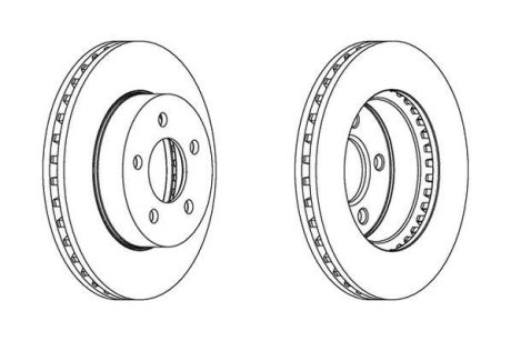 Диск гальмівний Jurid 562856JC