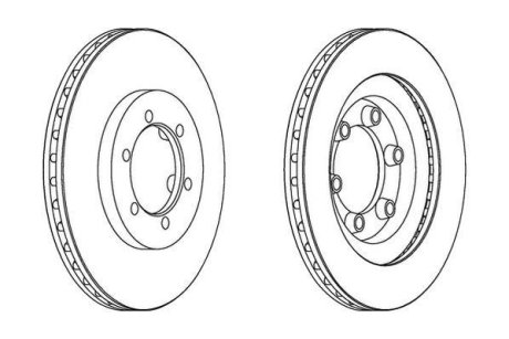 Гальмівний диск Jurid 562904JC