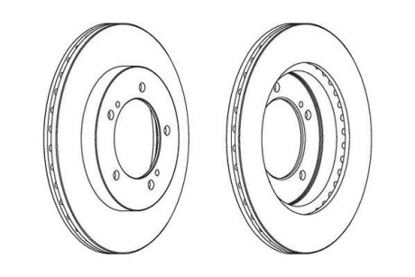 Гальмівний диск Jurid 562906JC
