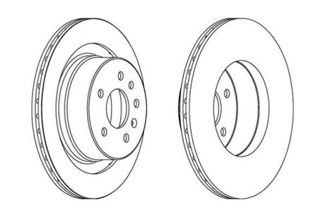 Гальмівний диск Jurid 562909JC