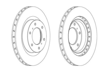 Гальмівний диск Jurid 562913JC
