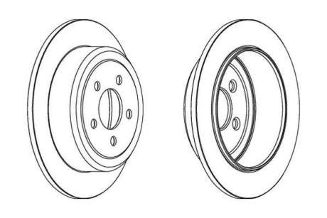 Гальмівний диск Jurid 562917JC