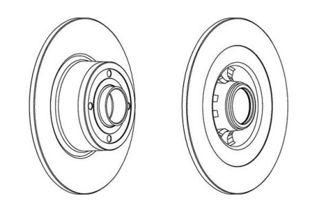 Гальмівний диск Jurid 562935JC1