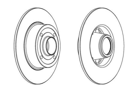 Гальмівний диск Jurid 562939JC1
