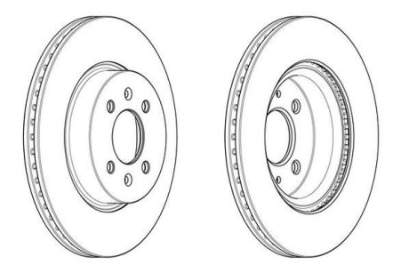 Гальмівний диск Jurid 562944JC