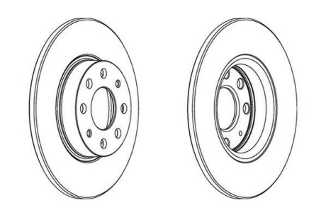 Гальмівний диск Jurid 563020JC