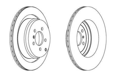 Гальмівний диск Jurid 563023JC1