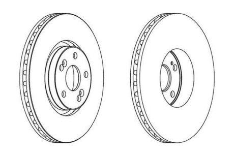 Гальмівний диск Jurid 563025JC1
