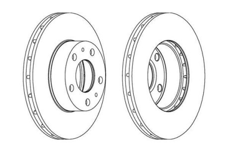 Диск гальмівний Jurid 563026J
