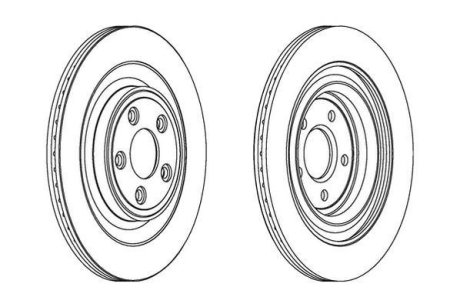 Гальмівний диск Jurid 563027JC