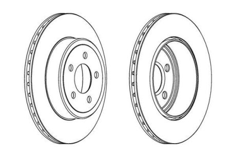 Гальмівний диск Jurid 563034JC1