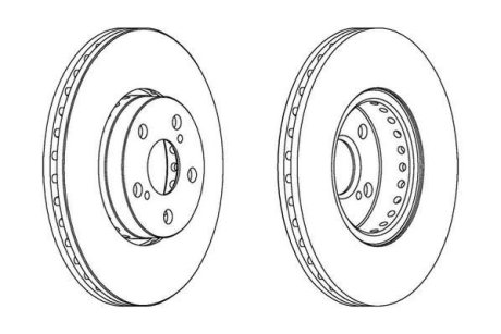 Гальмівний диск Jurid 563048JC